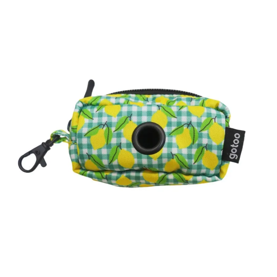 Gotoo Porta bolsas estampado vichy para perro
