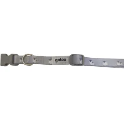 Gotoo Set de correa y collar con estampado ovejitas gris para cachorros Sale