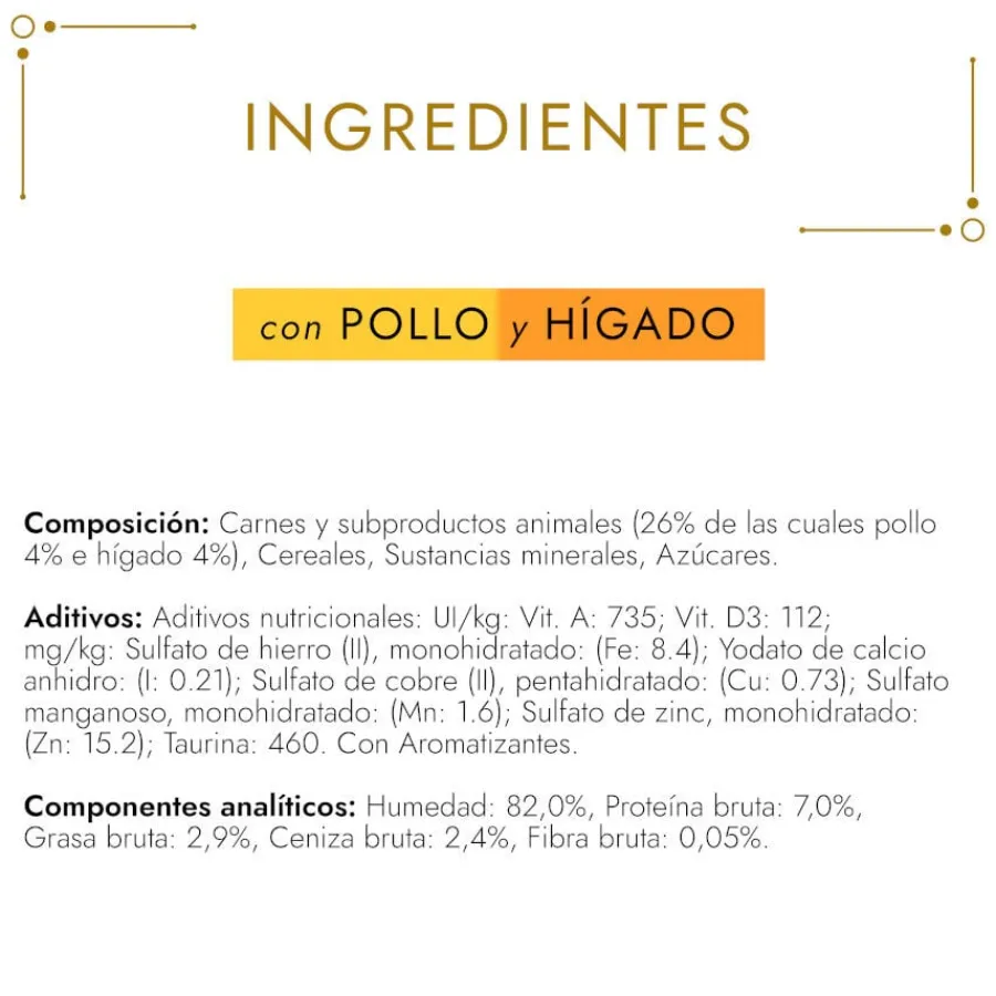 Gourmet Gold Pollo e Hígado en salsa lata para gatos Online
