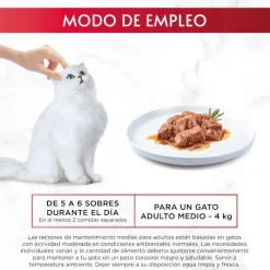 Gourmet Mon Petit Selección Carnes en salsa sobre para gatos New