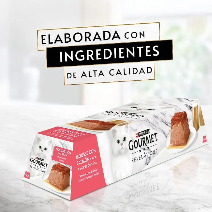 Gourmet Revelations Mousse con Salmón y Atún tarrinas para gatos Discount