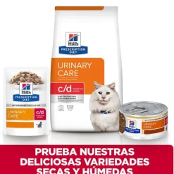 Hill's Presciption Diet Urinary Stress c/d Estofado de Pollo con Vegetales lata para gatos New