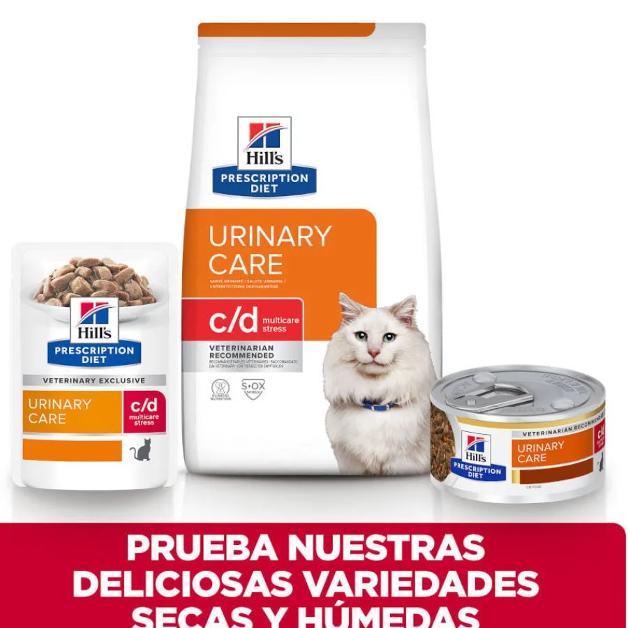 Hill's Prescription Diet c/d Cuidado Urinario Estrés Estofado de Atún lata para gatos Online