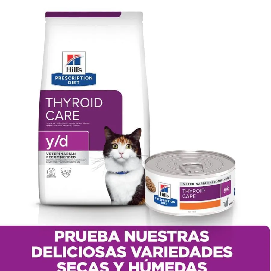 Hill's Prescription Diet Thyroid Care y/d Pollo lata para gatos