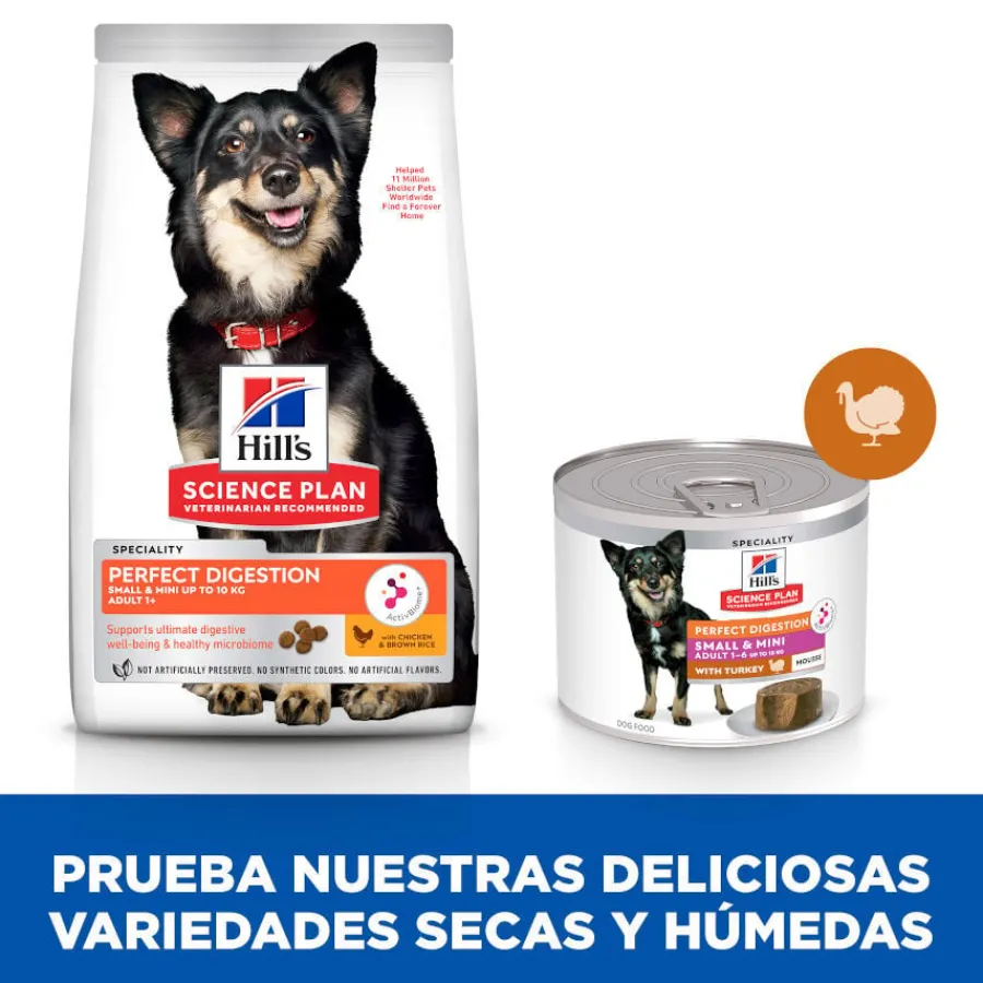 Hill's Science Plan Adult Small y Mini Perfect Digestion Mousse de Pavo lata para perros Sale