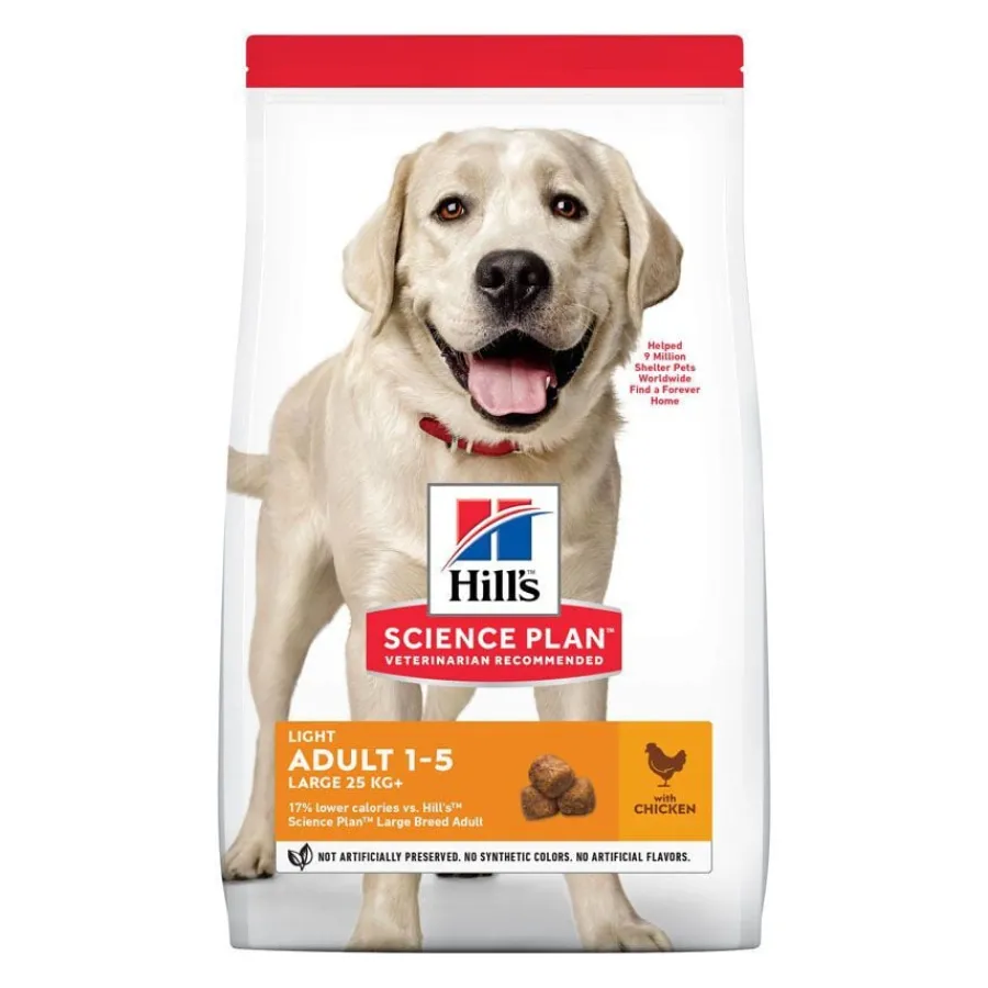 Hill's Science Plan Light Adult Pollo pienso para perros Clearance
