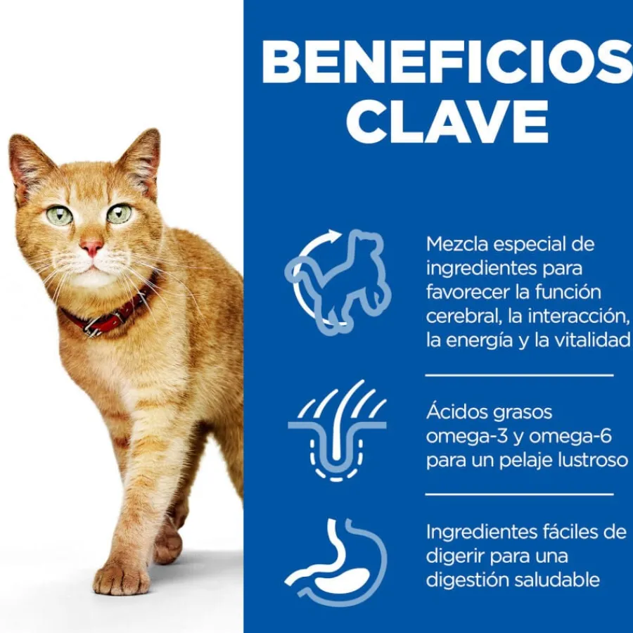 Hill's Science Plan Senior Vitality Pollo y Salmón Sobre en salsa para gatos Sale