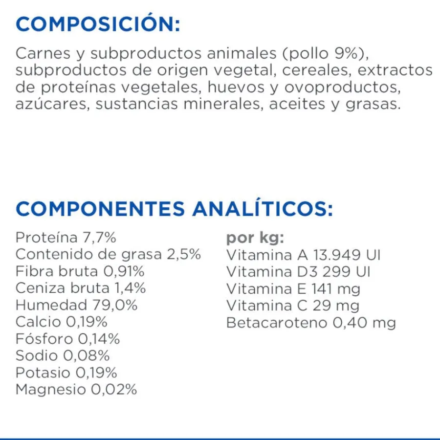 Hill's Science Plan Sterilised Mature Pollo en Salsa sobre para gatos Clearance
