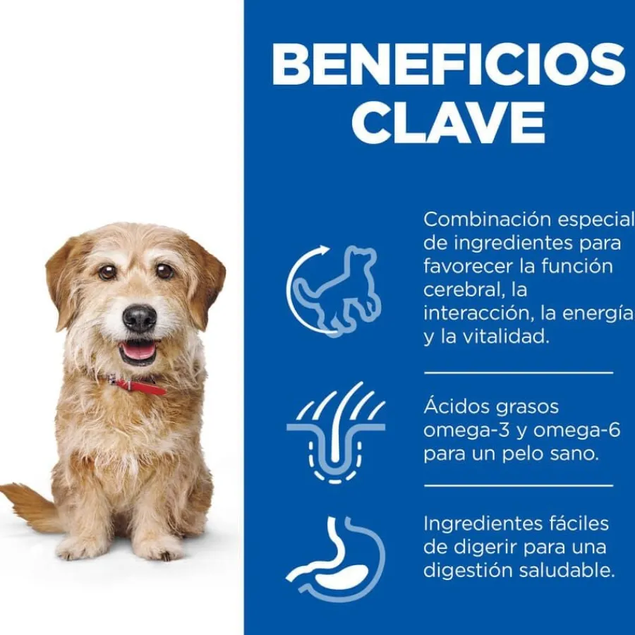 Hill's Science Plan Youthful Vitality Adult +7 Small y Mini Pollo pienso para perros Outlet
