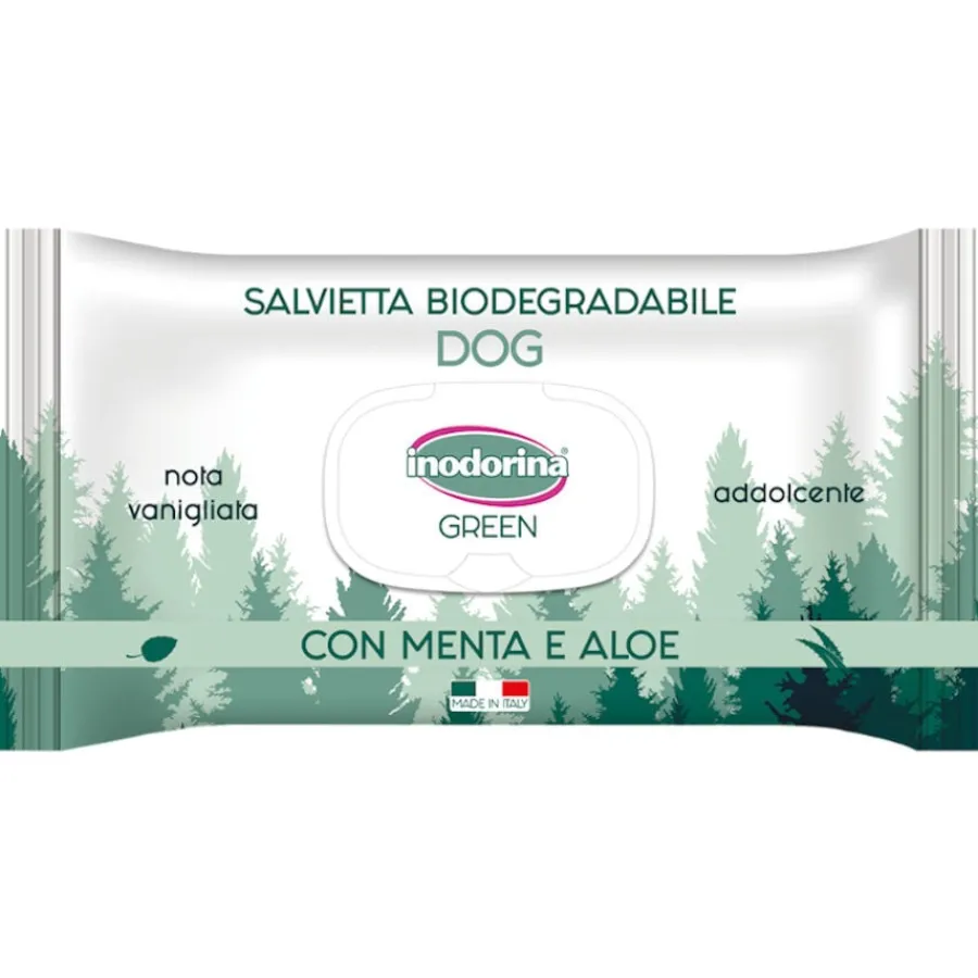 Inodorina Green Menta y Aloe Toallitas Húmedas para perros Clearance