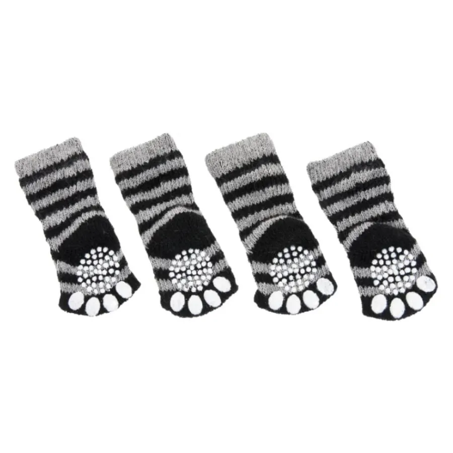 Flamingo Karlie Calcetines Negro y Gris para perros Hot
