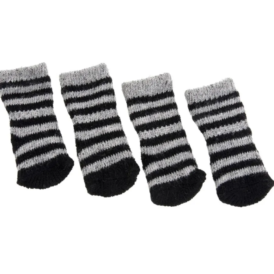 Flamingo Karlie Calcetines Negro y Gris para perros Hot