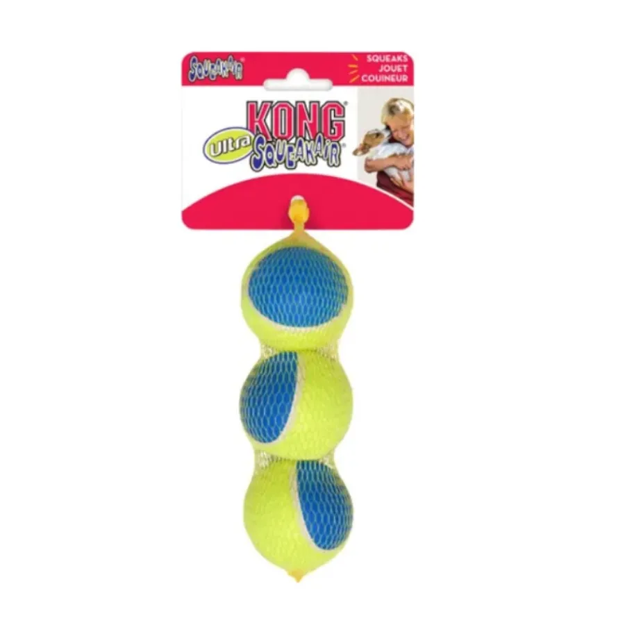 Kong SqueakAir Ultra Balls 3-PK pelotas para perros Best