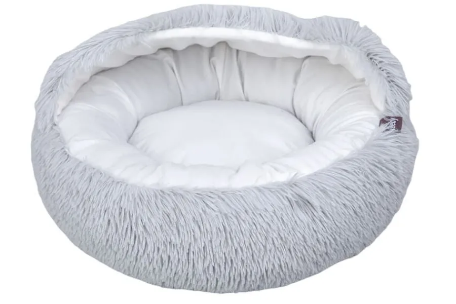 Leeby Cama Cueva Antiestrés Gris para gatos Clearance