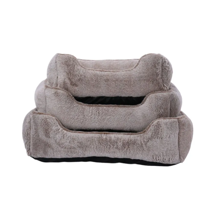 Leeby cama suave gris oscuro para perros Sale