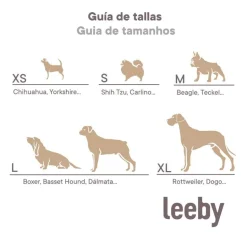 Leeby Cojín Ovalado negro para perros Best