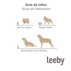 Leeby Colchón waterproof Antipelo gris para perros New