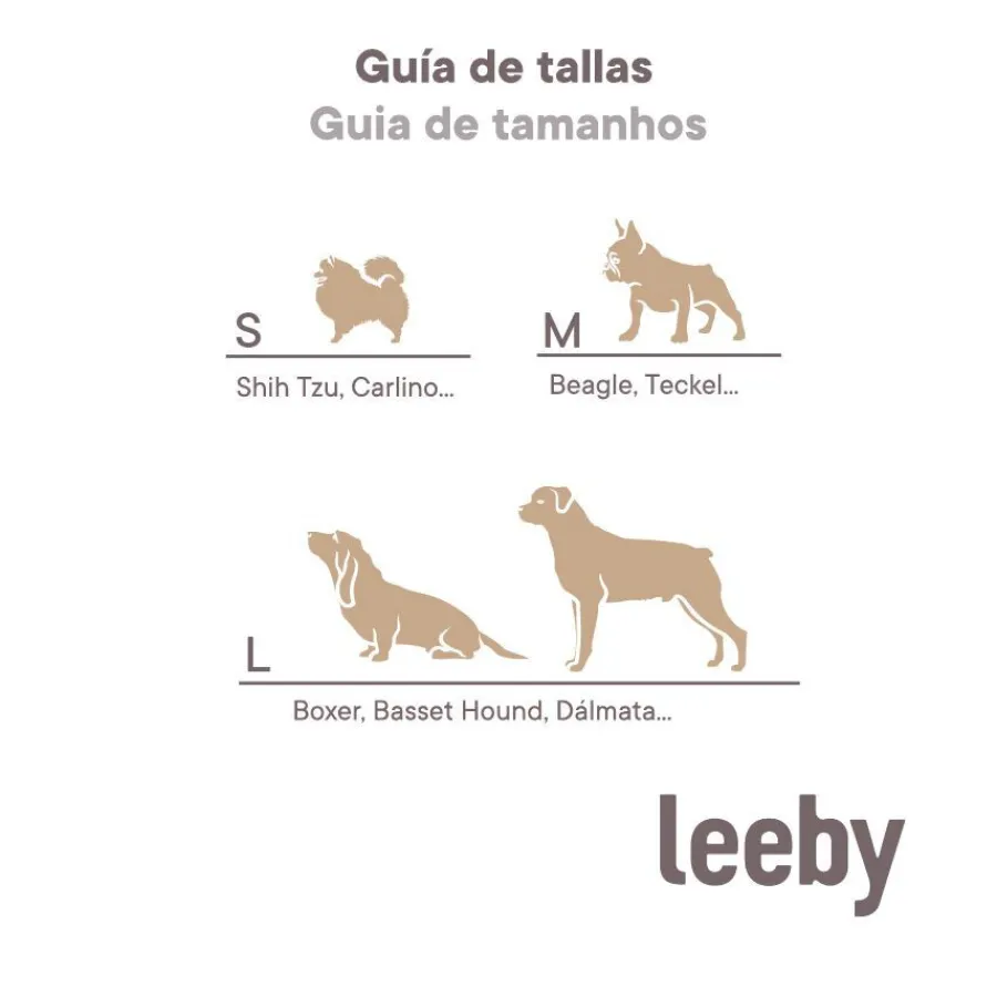 Leeby Colchón waterproof Antipelo gris para perros New