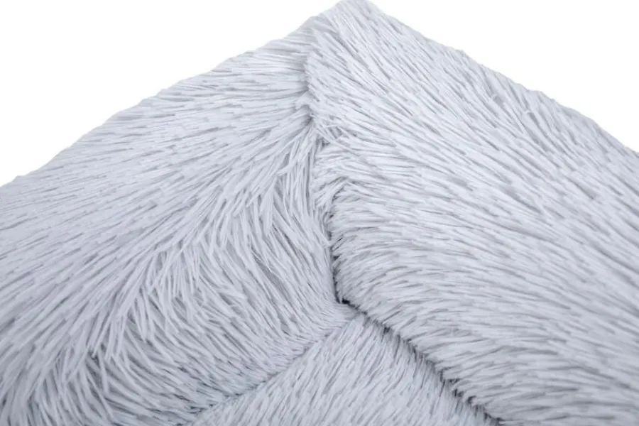 Leeby Cuna Antiestrés Desenfundable Gris para perros New