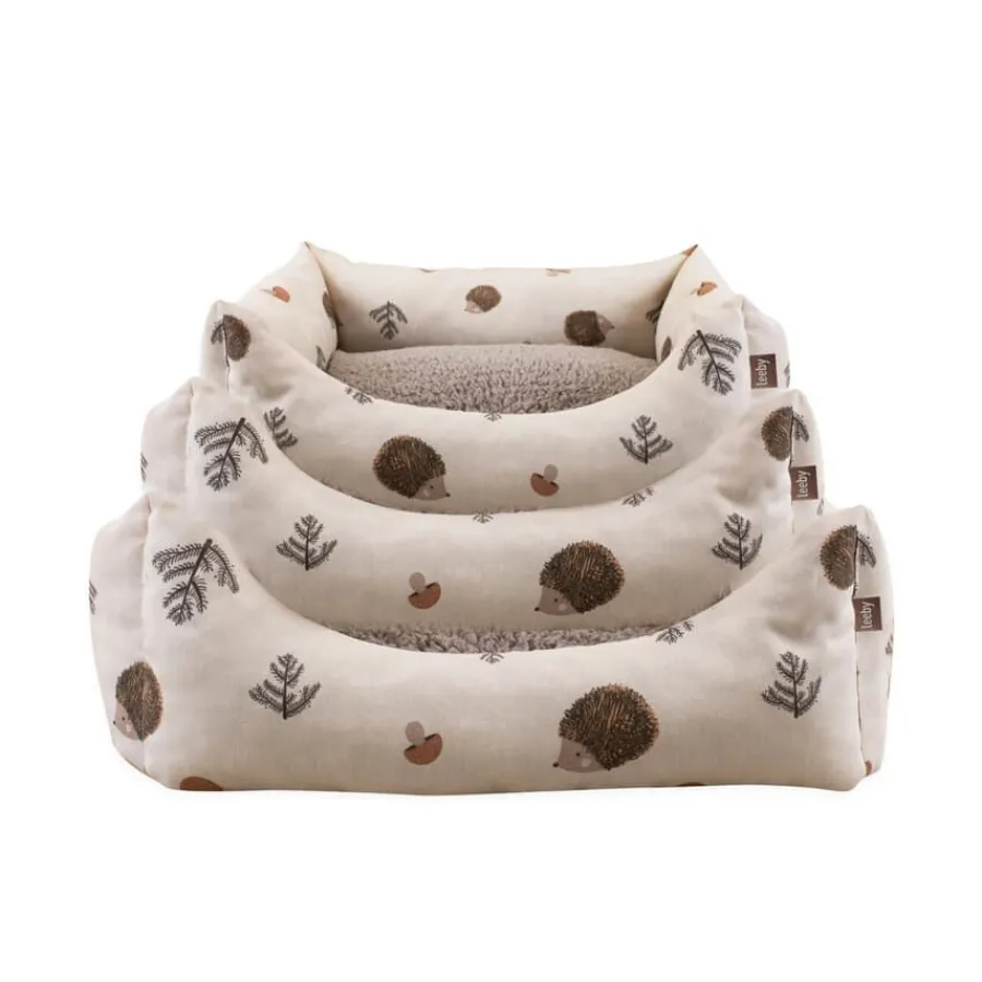 Leeby Cuna Desenfundable Blanco con Erizos para perros Outlet