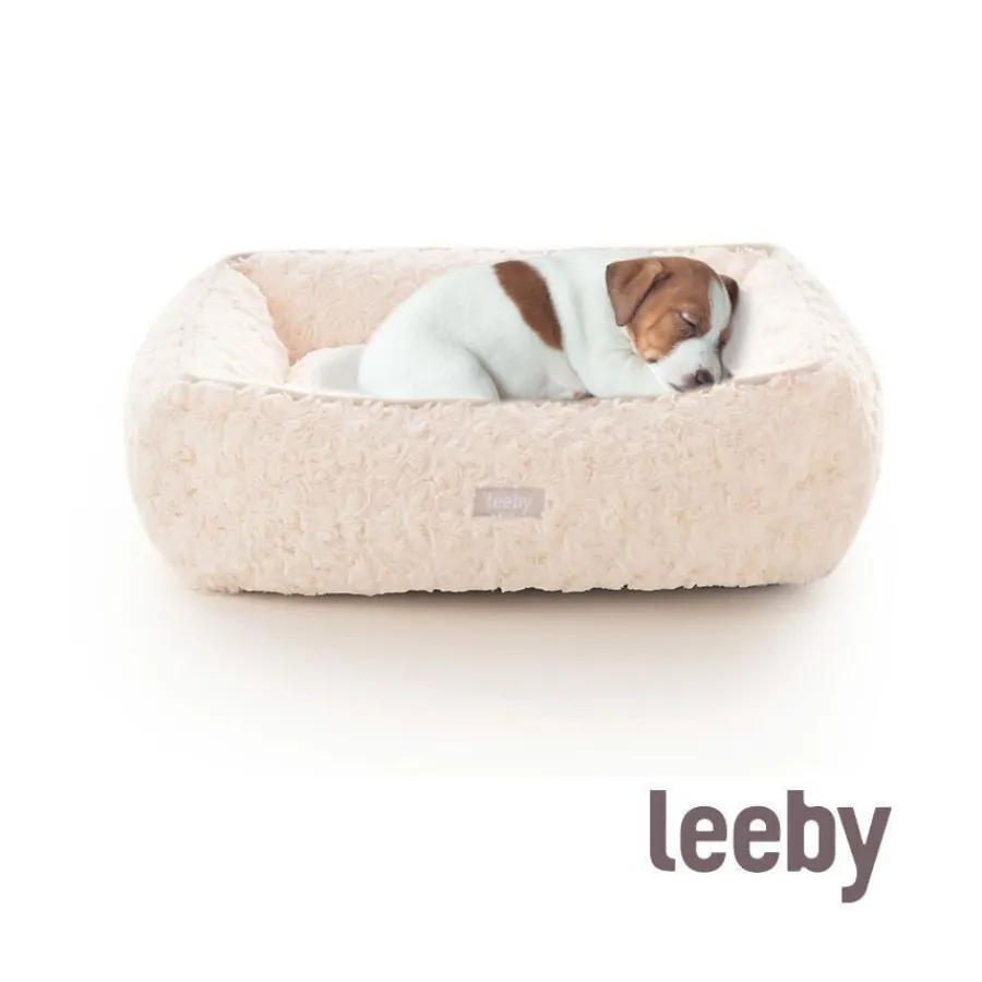 Leeby Cuna Súper Suave con Cojín Desenfundable para cachorros Clearance