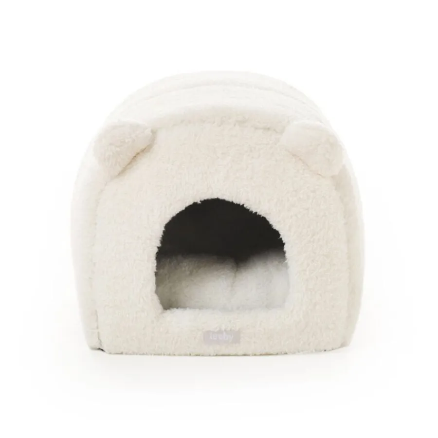 Leeby Iglú Desenfundable de Borreguito Blanco para gatitos Outlet
