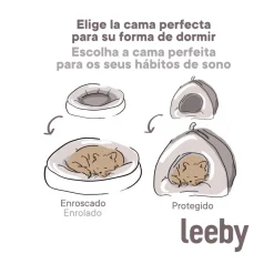 Leeby Manta Suave de Pelo Blanco para gatitos