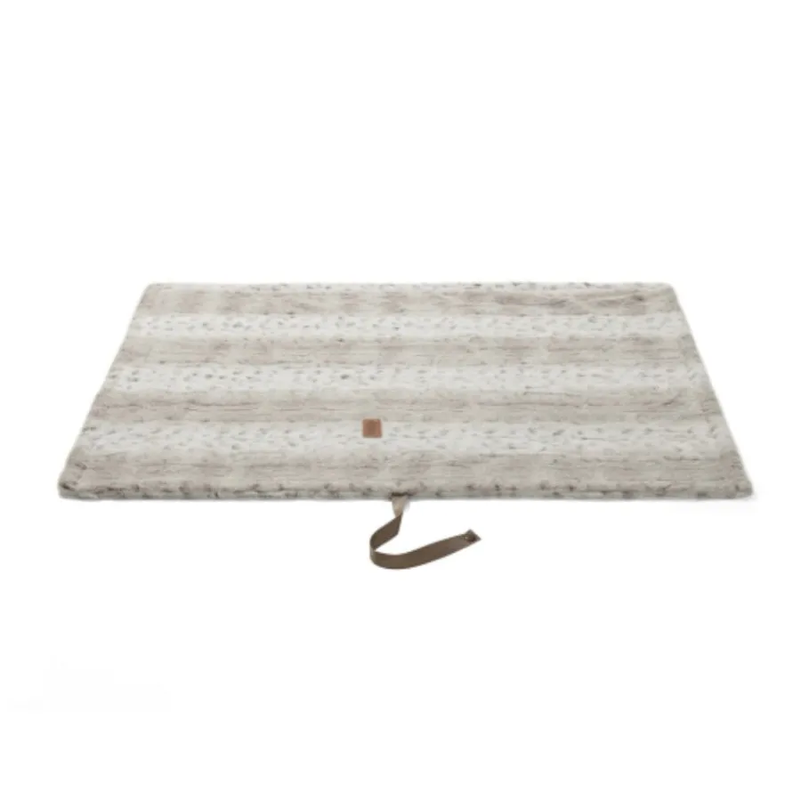 Leeby manta suave leopardo print para perros Online