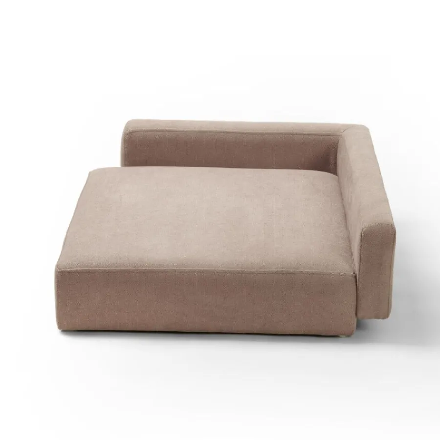 Leeby sofá chaiselongue beige para perros Discount