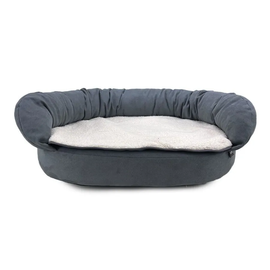 Leeby Sofá Ortopédico Viscoelástico Gris para perros Clearance