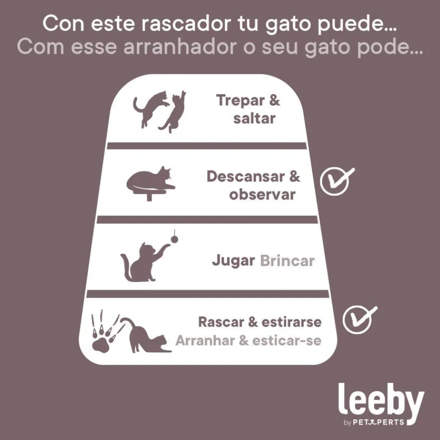 Leeby Tommy TV cama nido rascador de cartón para gatos Discount