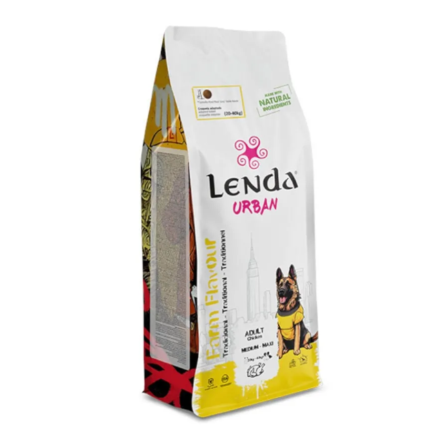Lenda Urban Farm Flavour Adult Medium-Maxi Pollo pienso para perros Hot
