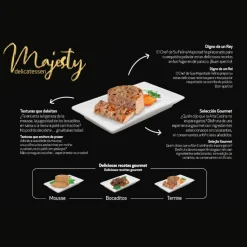 Majesty Adult Terrine Atún y Tomate lata para gatos Hot