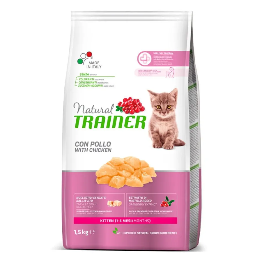 Natural Trainer Kitten Pollo pienso para gatos Discount