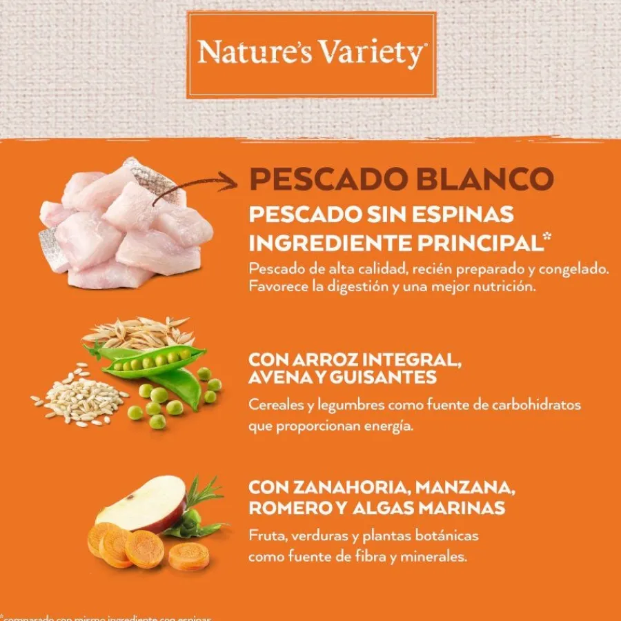 Nature's Variety Healthy Grains Kitten Pescado Blanco pienso para gatitos