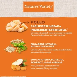 Nature's Variety Healthy Grains Adult Sterilized Pollo pienso para gatos Hot