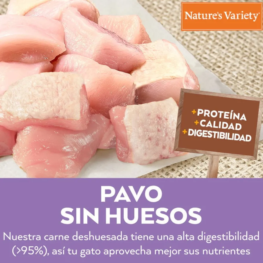 Nature's Variety No Grain Adult Sterilized Pavo pienso para gatos Best