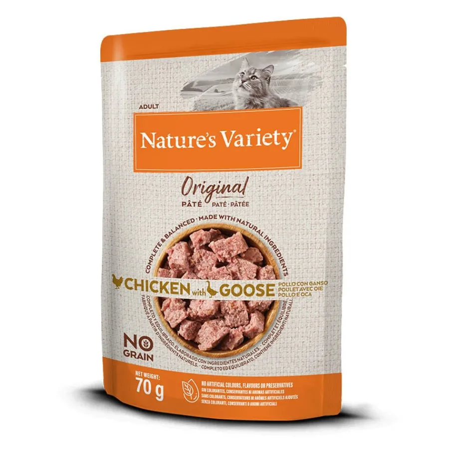 Nature's Variety Original Adult pollo y ganso sobre para gatos Discount