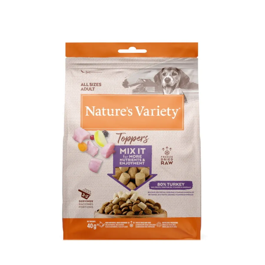 Nature's Variety Toppers Adult Pavo para perros Best