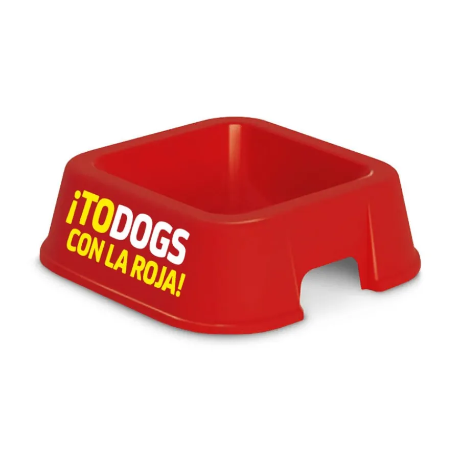 Nayeco Comedero Mundial Rojo para perros Discount