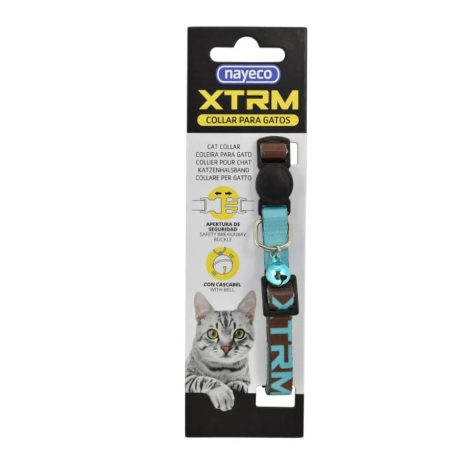 Nayeco X-Trm Neon Flash Marrón collar para gatos Clearance