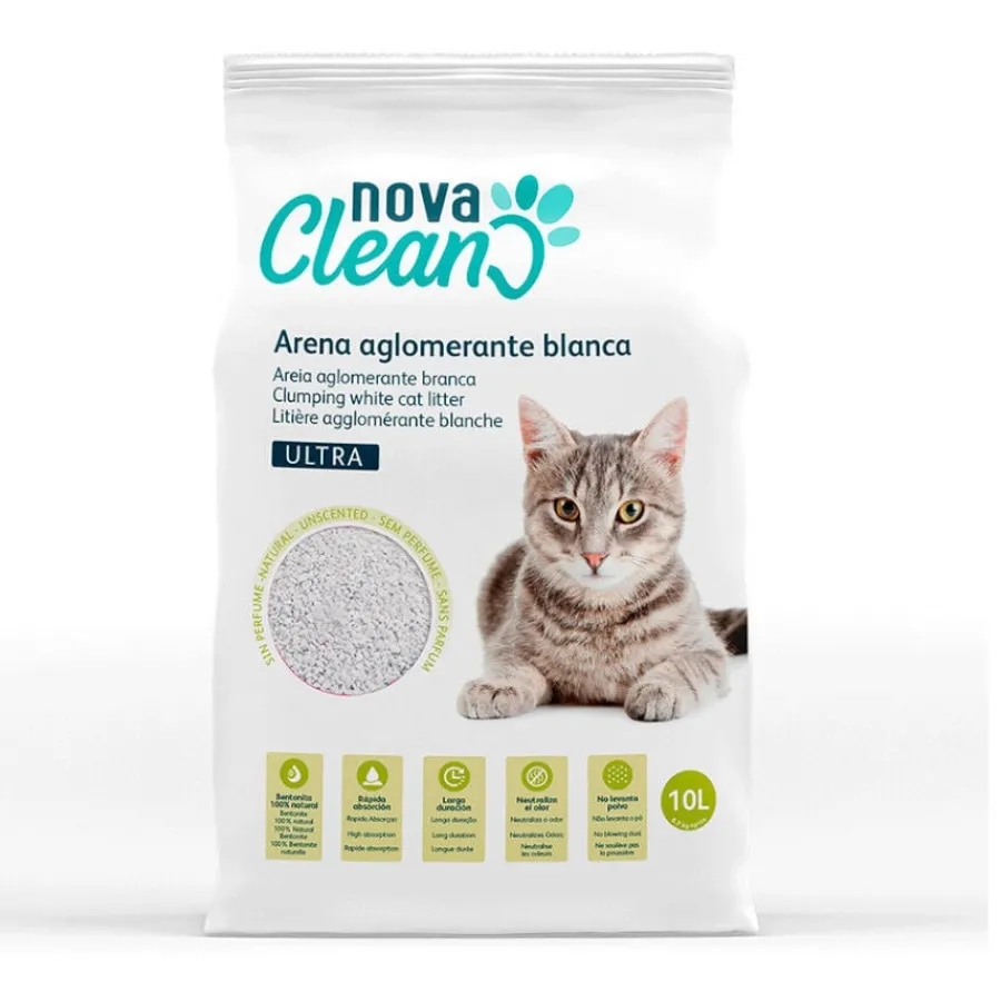 Nova Clean Ultra Natural Arena Aglomerante para gatos