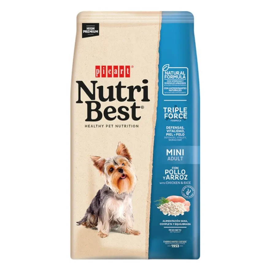 NutriBest Adult Mini Pollo y Arroz pienso para perros Clearance