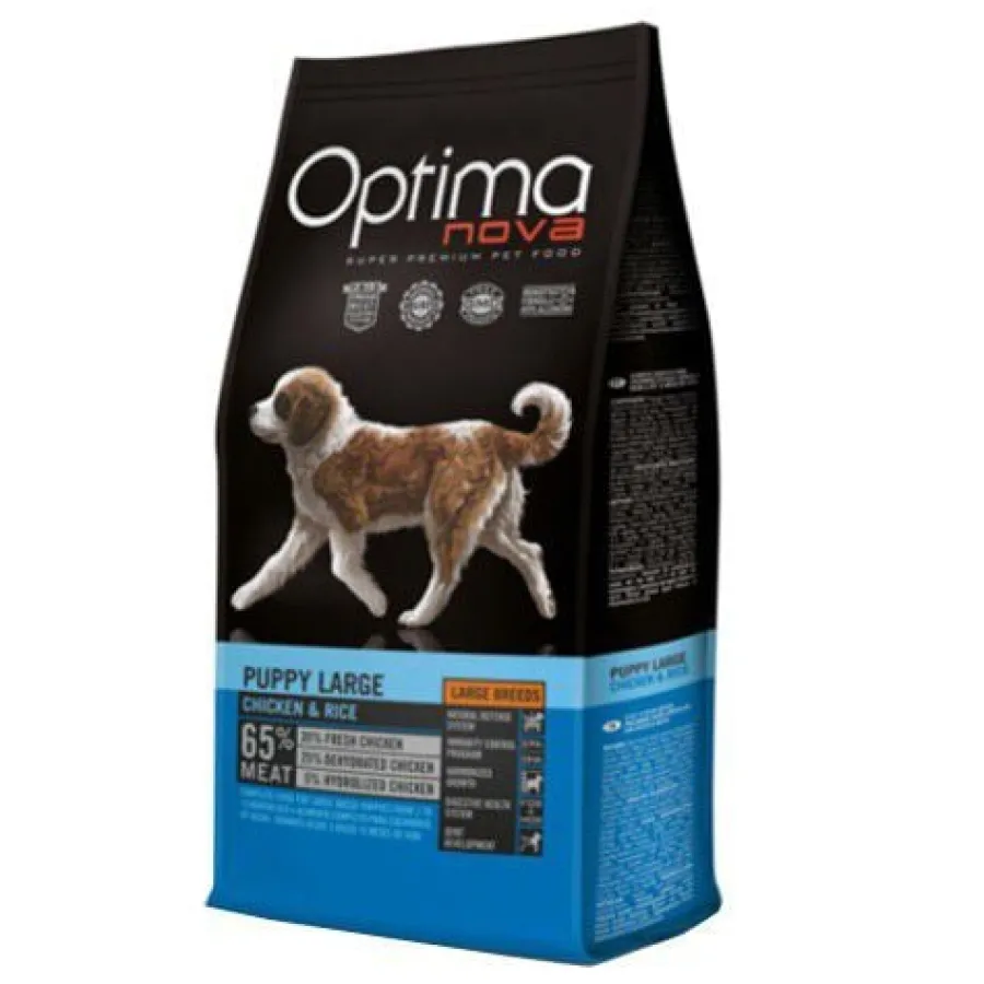 Optimanova Optima Nova Puppy Large Pollo pienso para perros Discount