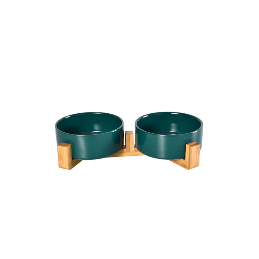 Outech Ceramic Combo Comedero doble para perros y gatos Best