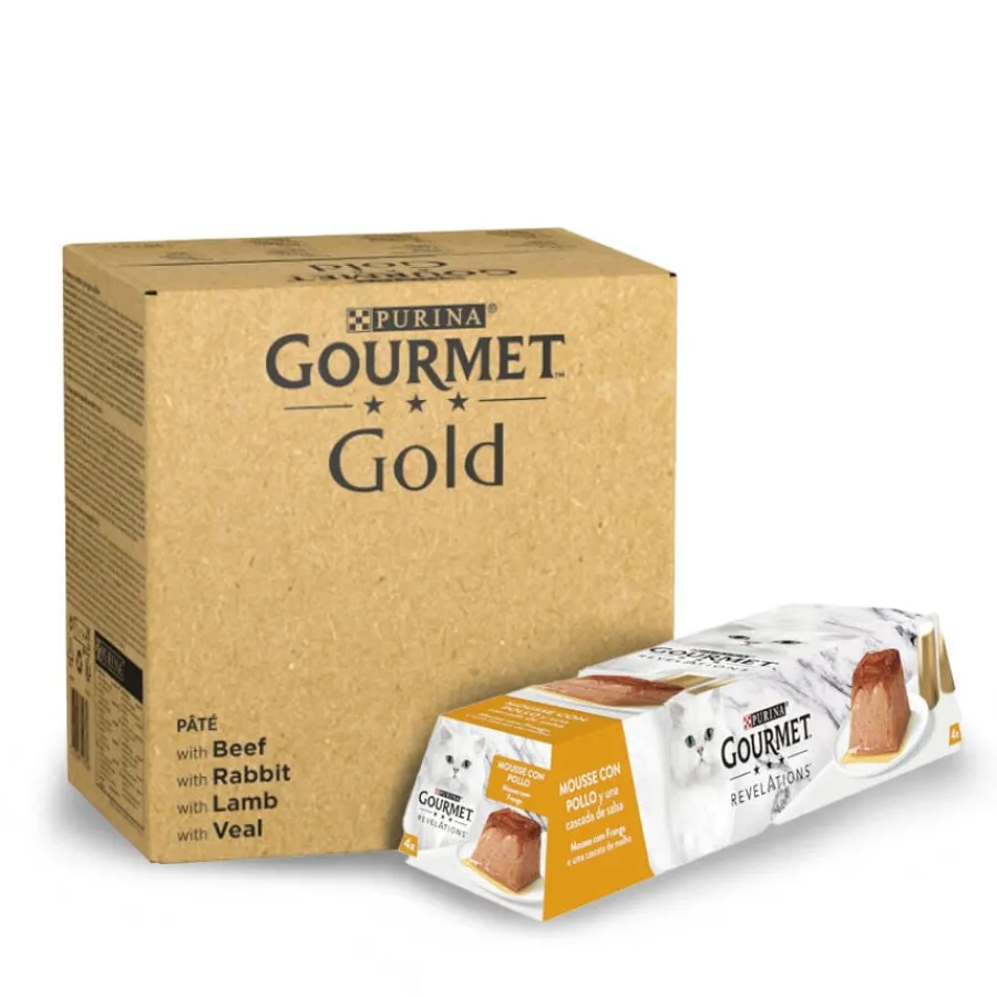 Gourmet Pack Comida Húmeda Mousse Gato Adulto Best