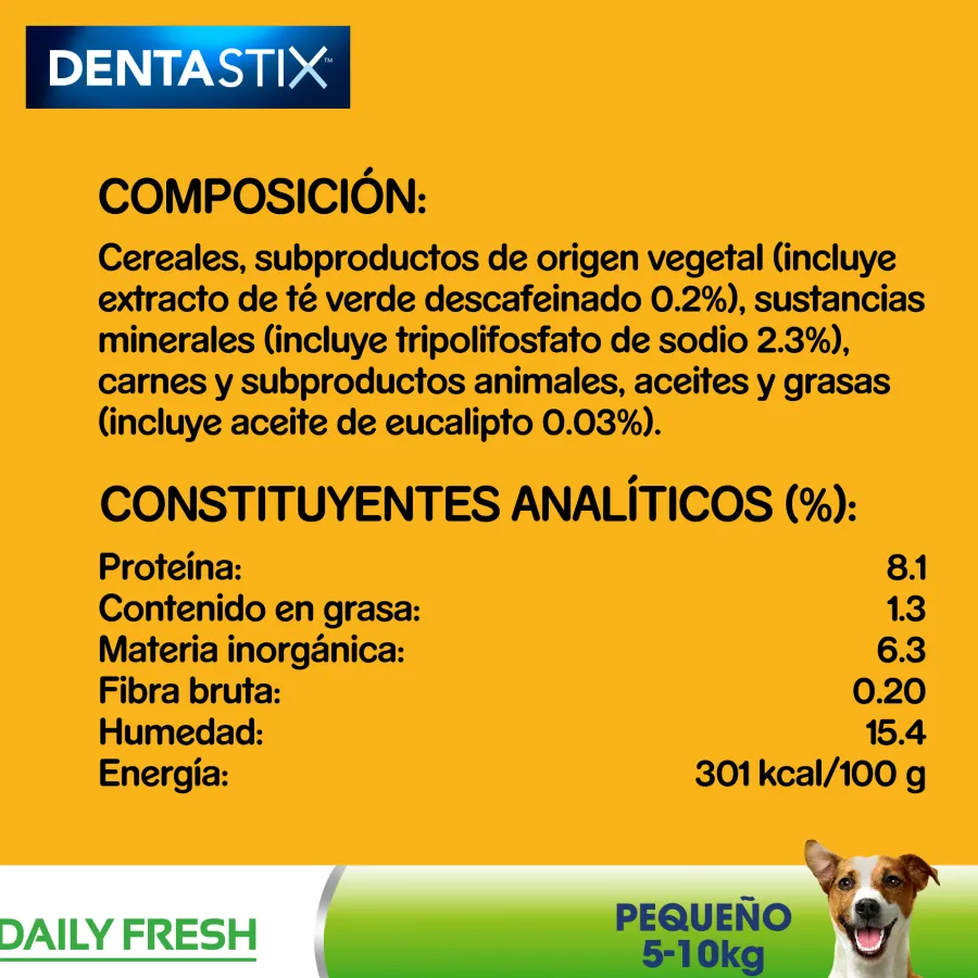 Pedigree Dentastix Fresh Snacks Dentales para Perros Pequeños New
