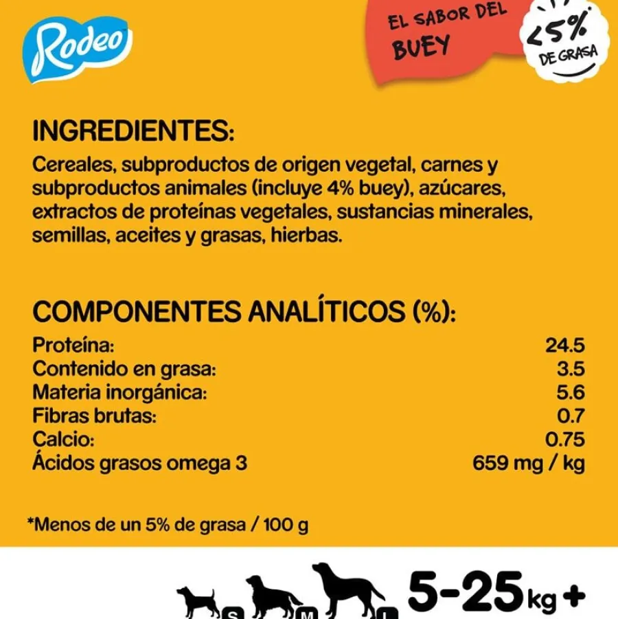 Pedigree Rodeo Snack Buey para Perros