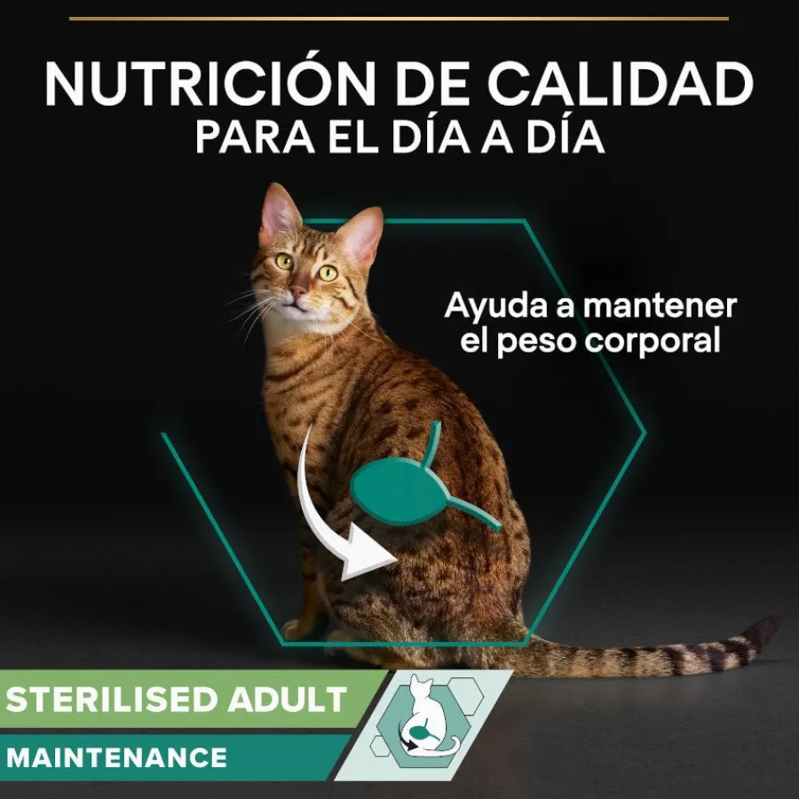 Pro Plan Adult Sterilised Maintenance Pollo y Buey en Salsa sobre para gatos Sale