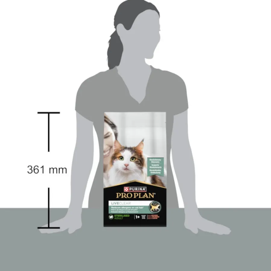 Pro Plan Live Clear Sterilised Adult Salmón pienso para gatos Discount